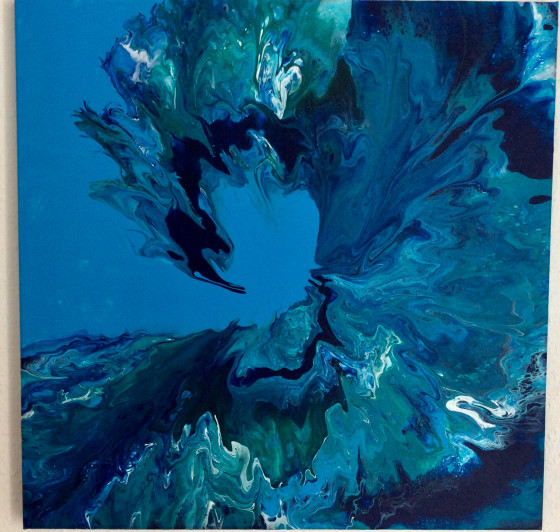 Painting акрилом «Волна»