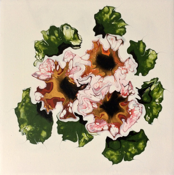 Painting акрилом «Флора»