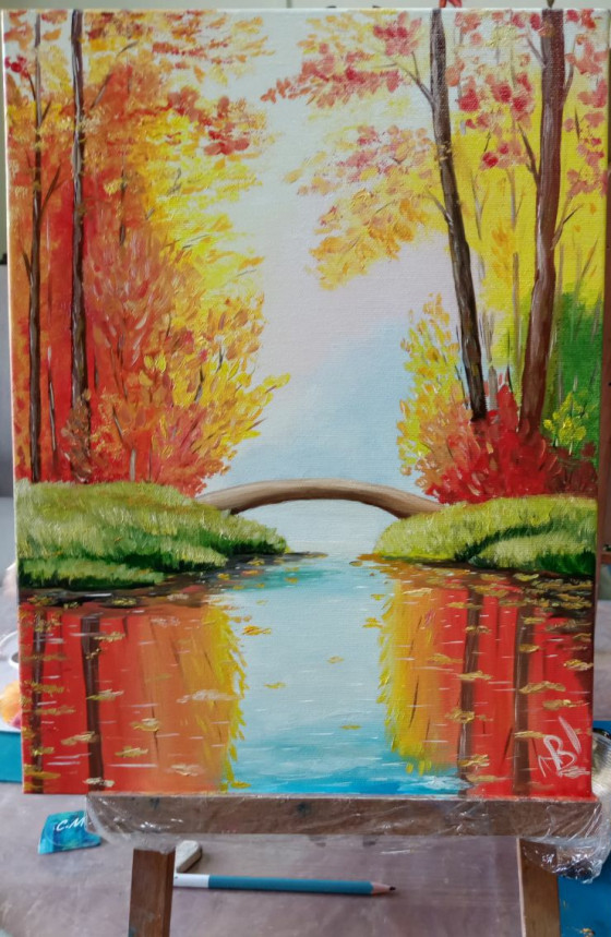 Painting маслом Золото природы