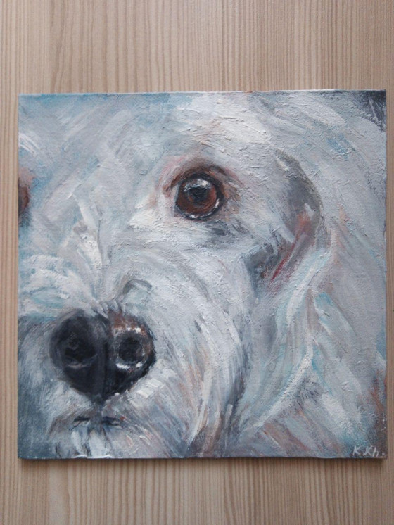 Painting акрилом Wet Nose
