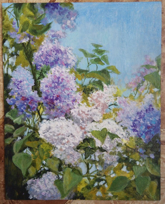 Painting акрилом May Lilac Air