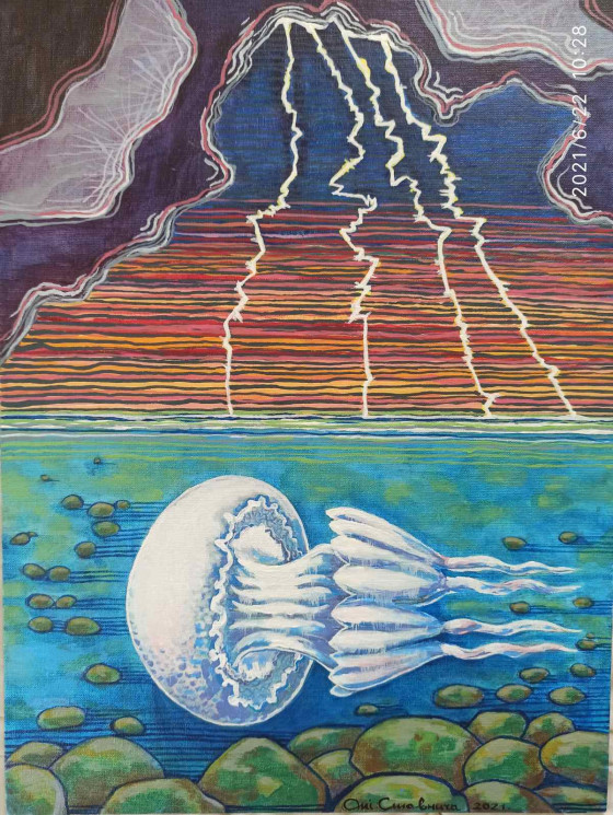 Painting акрилом "На дні тиша "