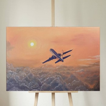 Painting маслом Закат 