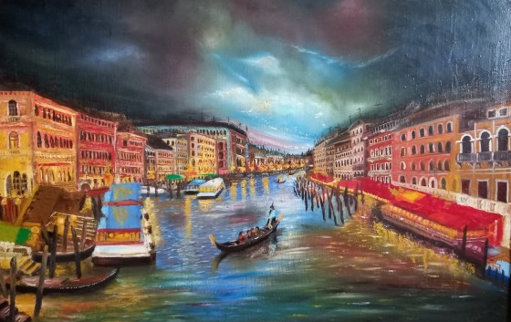 Painting маслом Венецианские мотивы