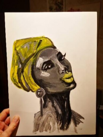 Painting акрилом АфроАрт