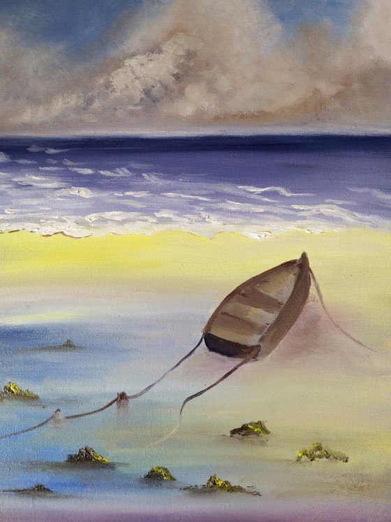 Painting маслом Морской берег