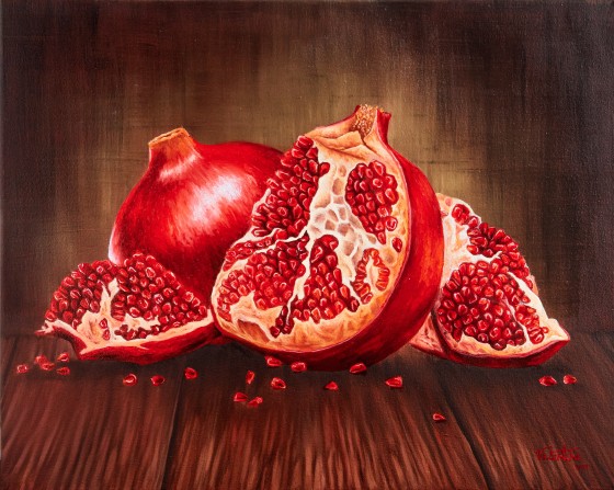 Painting маслом Гранат