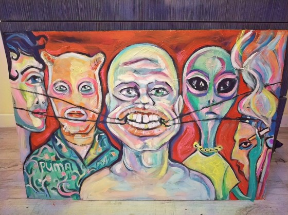 Painting акрилом Smile 