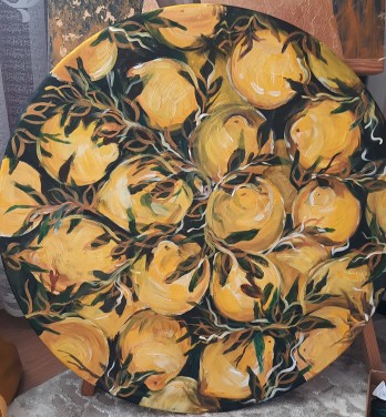 Painting акрилом Лимончики