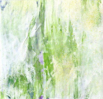 Painting акрилом Маленькие жёлтые цветы