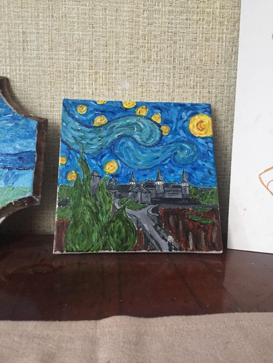 Painting маслом «Зоряна фортеця»