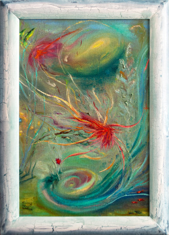 Painting маслом Процесс 1