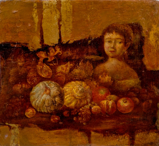 Painting в смешанной технике Золушка