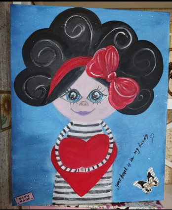 Painting акрилом Прозрение 