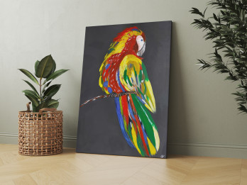Картина акрилом Интерьерная картина "Попугай"