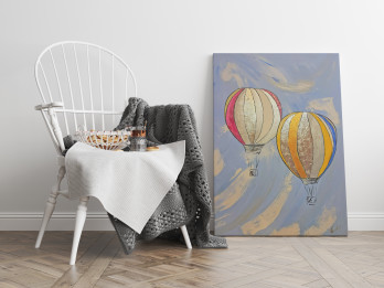 Картина акрилом Интерьерная картина "Воздушные шары"