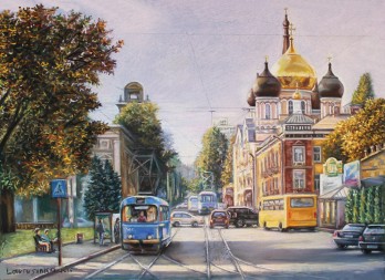 Картина пастелью "Вечная Одесса"
