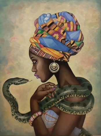 Картина маслом Африканские мотивы