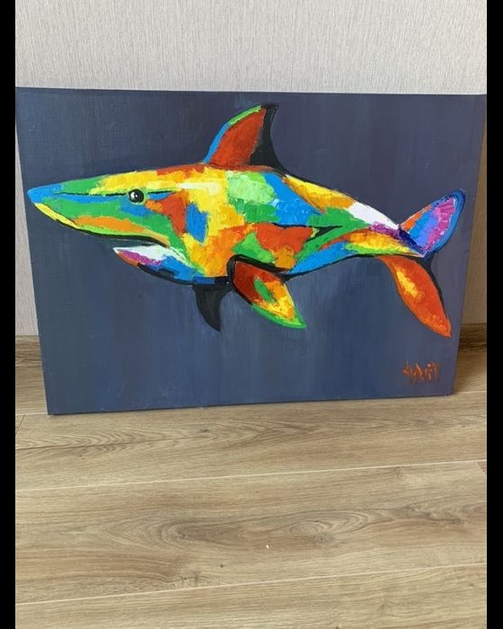Картина маслом Shark