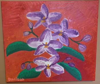 Картина маслом Райська орхідея