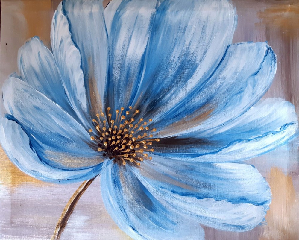 Купить картину Синий цветок - Art Compass Club