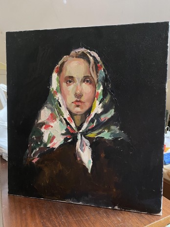 Картина маслом Современная Алёнка 