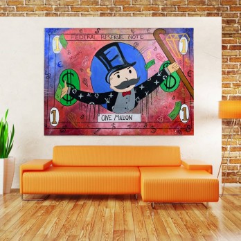 Картина акрилом Монополия-Миллион