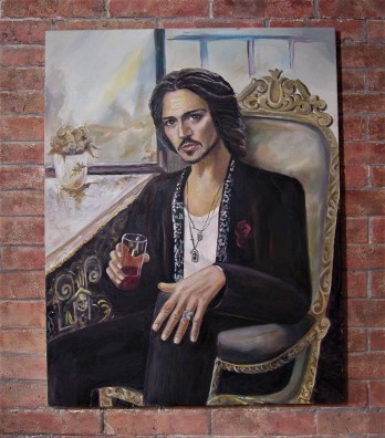 Картина маслом Портрет идеального мужчины для одинокой дамы