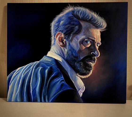 Картина акрилом Logan
