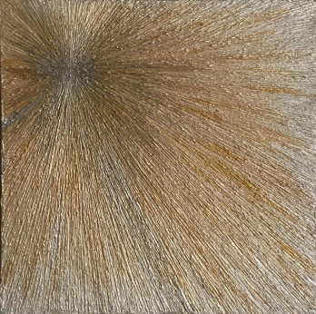 Картина акрилом Золотой луч