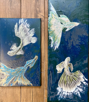 Картина акрилом Морские глубины