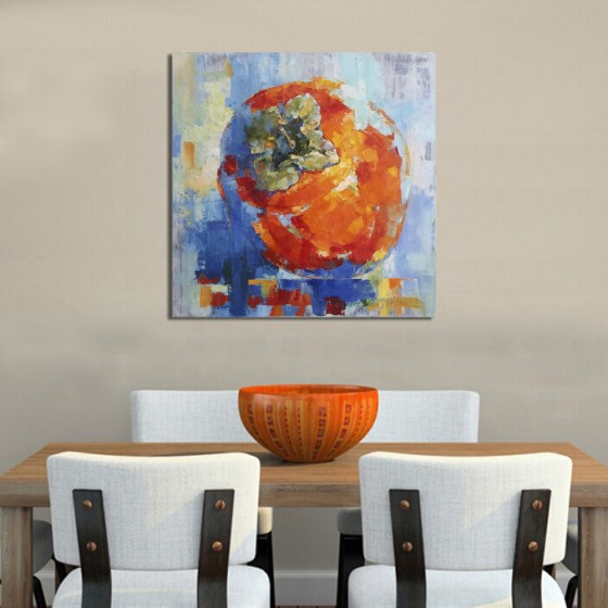 Картина маслом Хурма