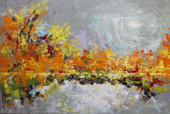 Картина маслом Спаслах листопада