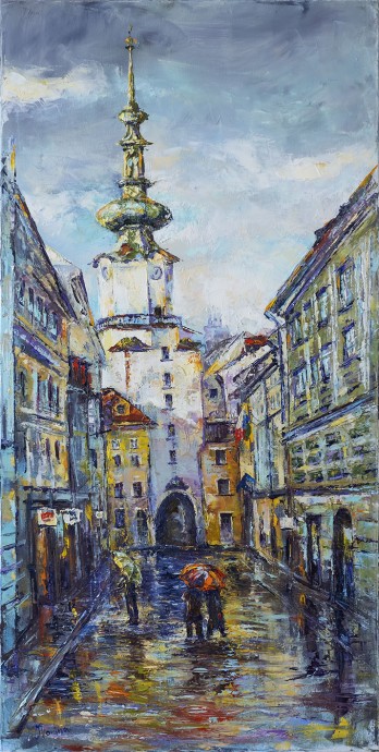 Картина маслом Братислава