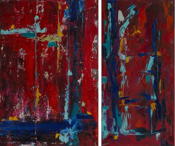 Картина маслом Отражение