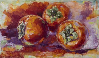 Картина маслом Хурма