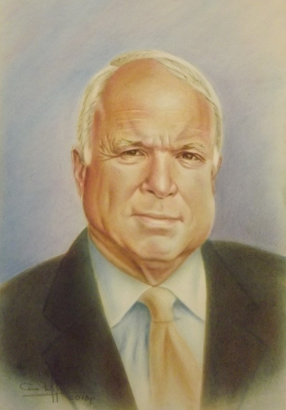 Картина маслом Джон Маккейн