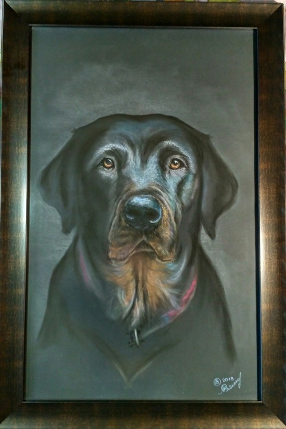 Картина пастелью Грем