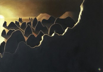 Картина маслом Долина призраков