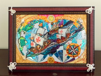 Картина  «Эскадра Колумба»  