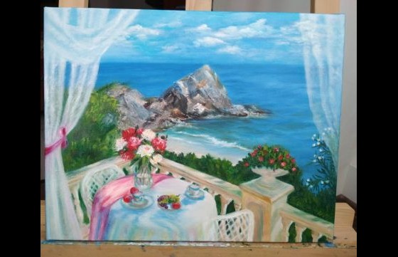 Картина маслом Relax