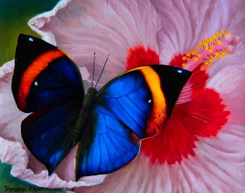 Картина маслом Магия тропических бабочек