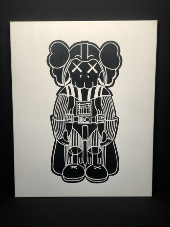 Картина акрилом Kaws