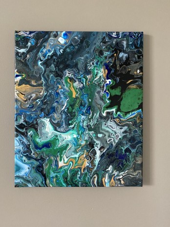 Картина акрилом Galaxy