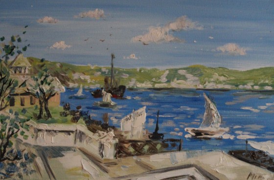 Картина маслом Набережная