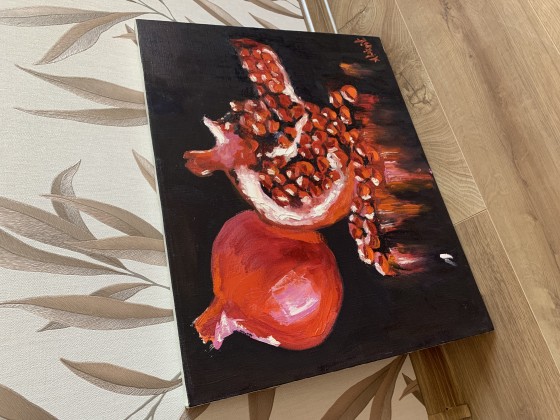 Картина маслом Pomegranate fruit