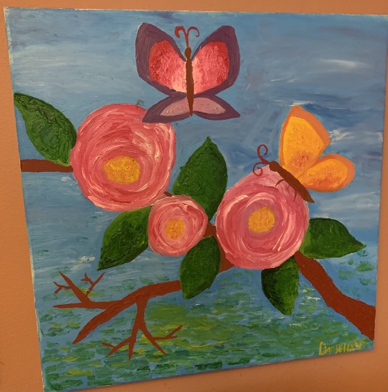 Картина маслом Чарівні піони