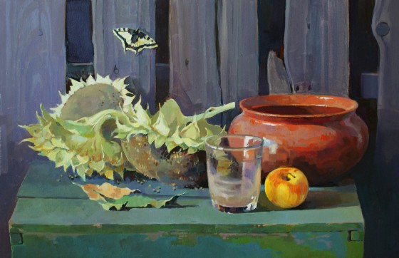 Картина маслом Август