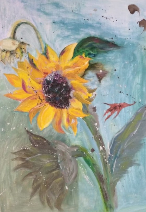 Картина маслом "Идея"