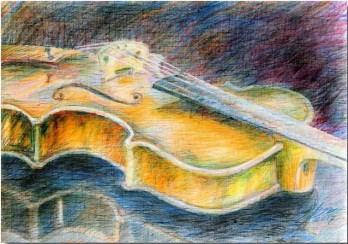 Картина карандашом Tishyna